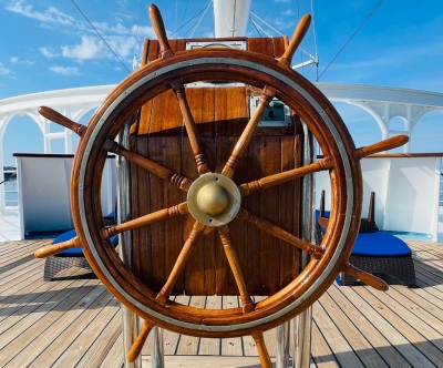 boat steering wheel